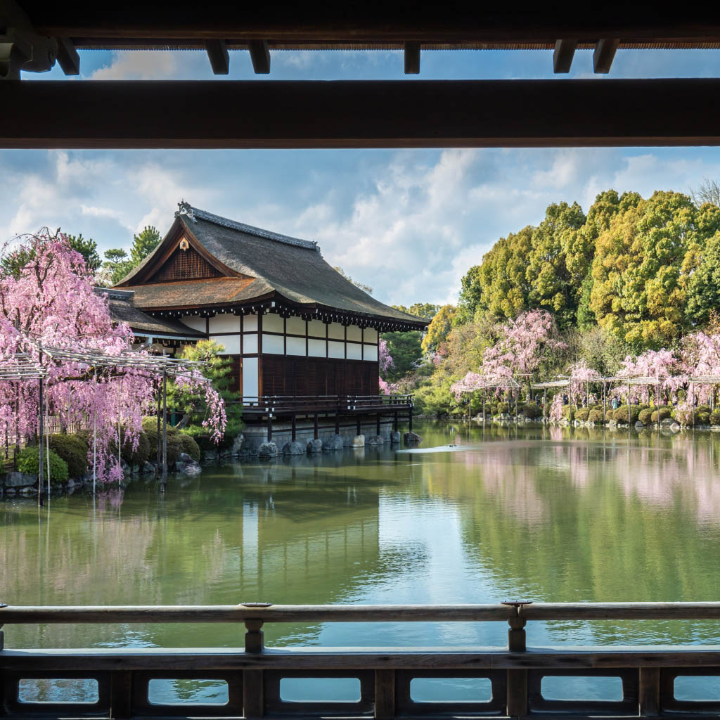 thiết kế sân vườn nhật bản heian jingu