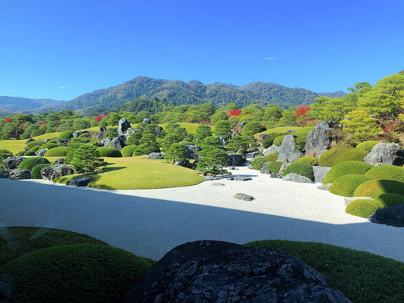 thiết kế sân vườn nhật bản bảo tàng Adachi Museum