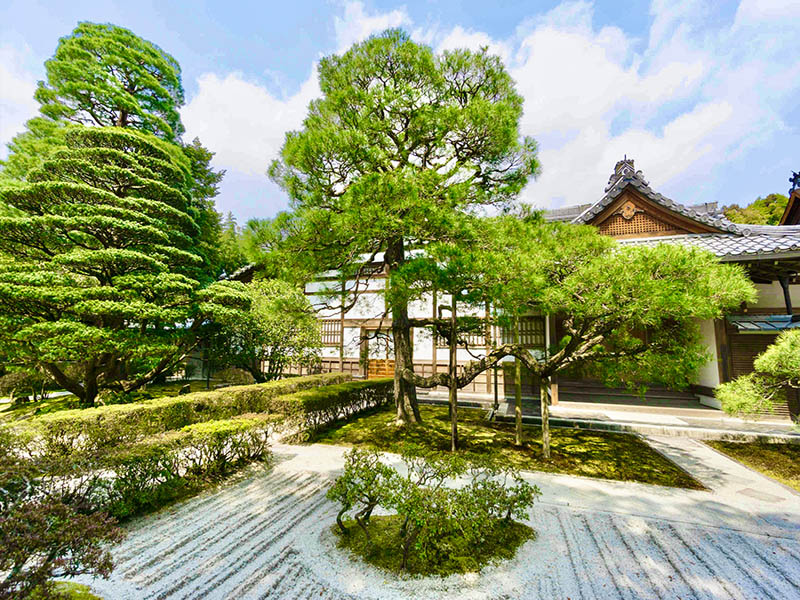 thiết kế sân vườn Nhật Bản đền Ginkaku-ji