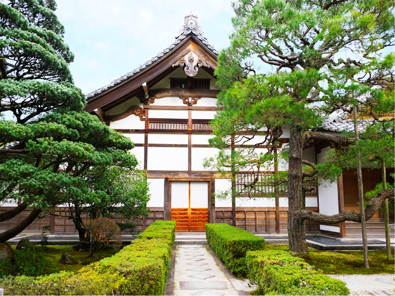 thiết kế sân vườn Nhật Bản đền Ginkaku-ji