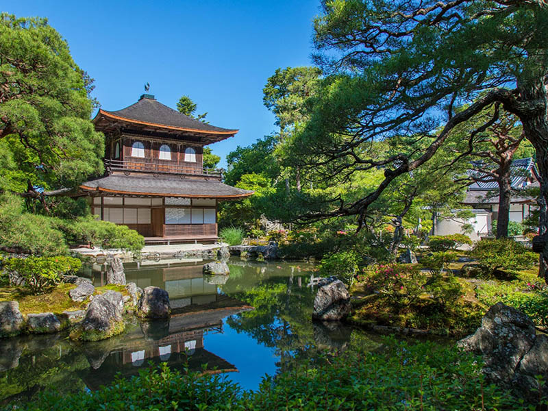 thiết kế sân vườn Nhật Bản đền Ginkaku-ji