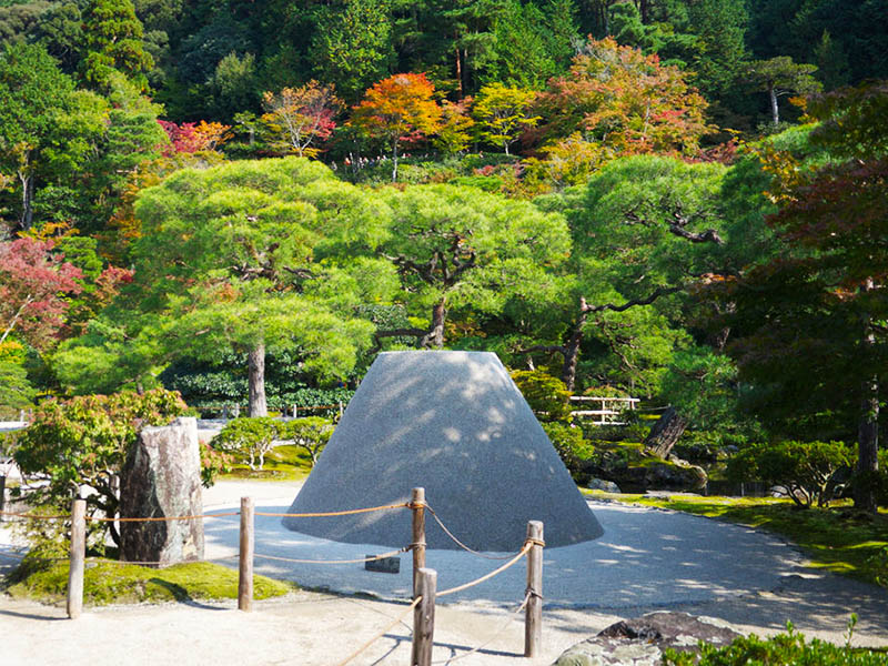 thiết kế sân vườn Nhật Bản đền Ginkaku-ji