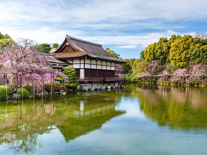 thiết kế sân vườn nhật bản heian jingu