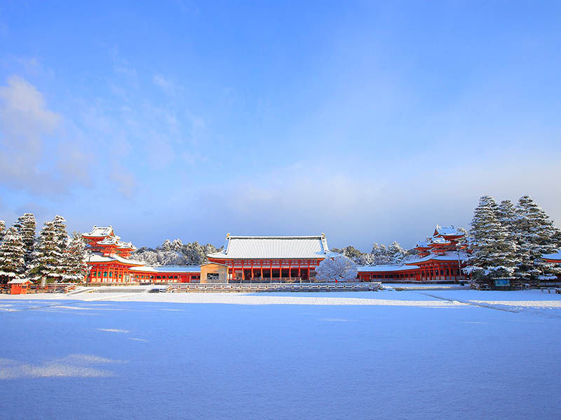 thiết kế sân vườn nhật bản heian jingu