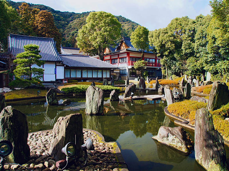 sân vườn Nhật Bản đền Matsuo Taisha