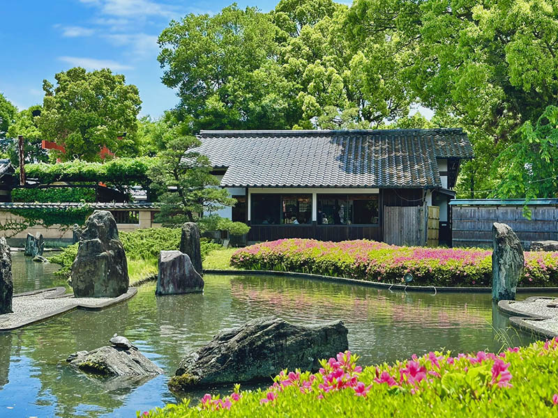 sân vườn Nhật Bản đền Matsuo Taisha