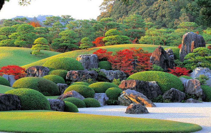 thiết kế sân vườn nhật bản bảo tàng Adachi Museum