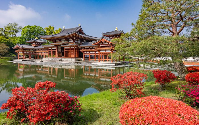 thiết kế sân vườn Nhật bản chùa Byodoin