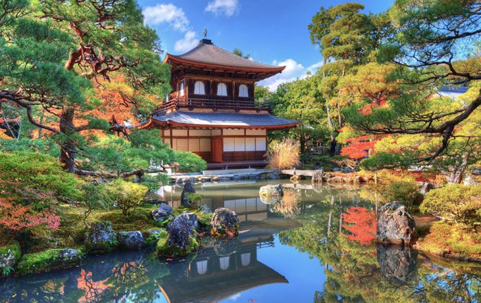 thiết kế sân vườn Nhật Bản đền Ginkaku-ji