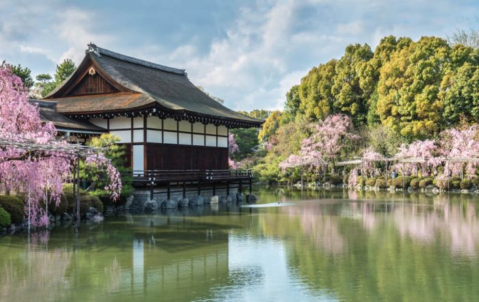 thiết kế sân vườn nhật bản heian jingu